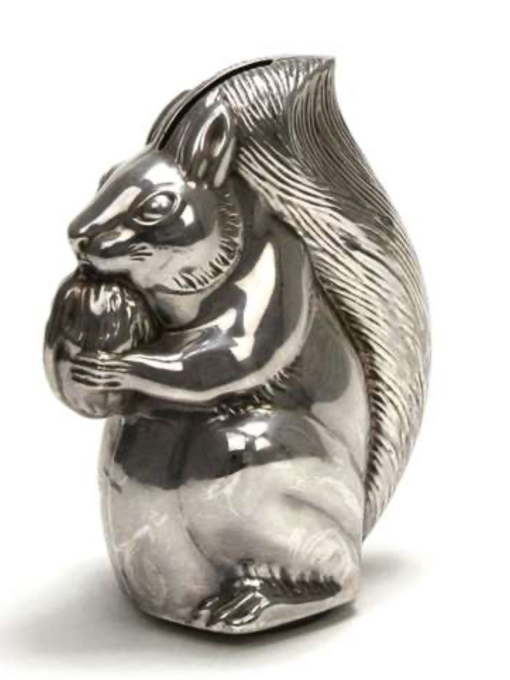 Gorham Silverplate Squirrel Bank